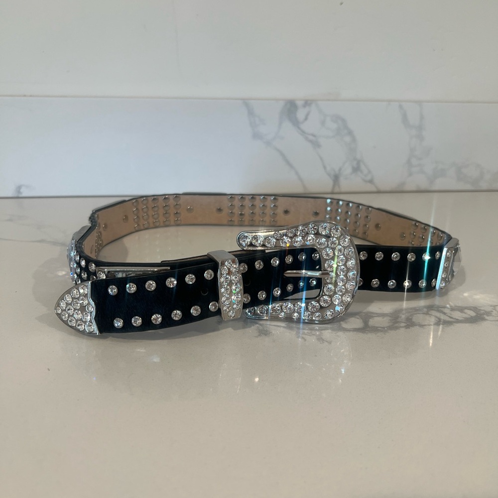 Wildfire Western Belt with Swarovski Crystals